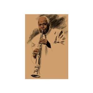 Sidney Bechet   Poster by Clifford Faust (13 x 17)
