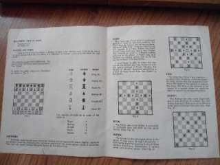 Vintage 1972 Hasbro Folding Travel Chess Set Magnetic Complete  