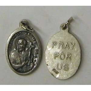  St. Francis Xavier Bulk Oxidized Medal with Jump Ring 