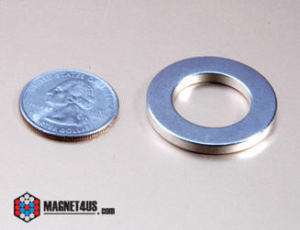 Neodymium earth ring magnet 5/4x3/4x1/8thick 20pcs  
