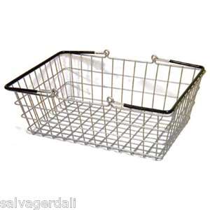 Vinyl Coated Wire Store Shopping Baskets  