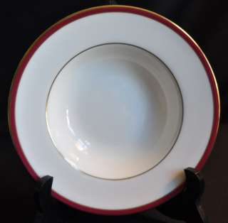 Presenting an elegant Minton Rimmed Soup Bowl in the Saturn pattern 