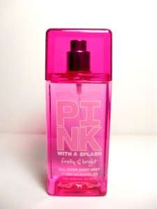   Secret PINK with a splash FRUITY & BRIGHT Body Mist 8.4 oz  