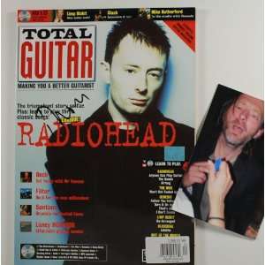 Thom Yorke of Radiohead Autographed Total Guitar Magazine