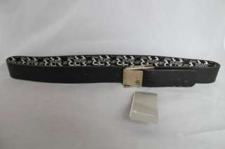 Star Raw Leather Reversable Belt Sz 85 (34) $165  