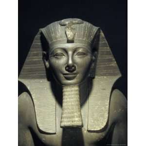 King Thutmose III in the Luxor Museum in Luxor, Egypt Photographic 