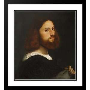  Titian 28x32 Framed and Double Matted Portrait of a Man 