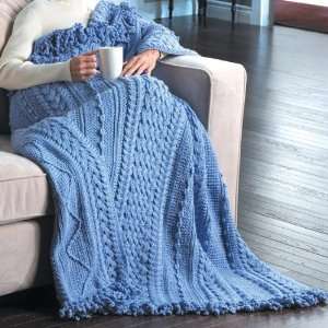  Reversible Cabled Throw