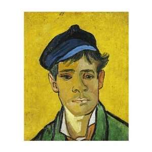  Young Man In a Cap by Vincent Van Gogh 21.88X26.00. Art 