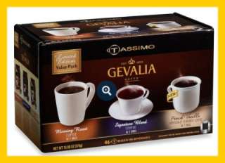 Gevalia Variety Pack 46 T discs for Tassimo  