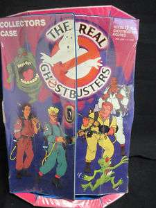 Vintage Real Ghostbusters Figurine Vinyl Carrying Case  