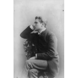  1887 Photo by Falk of conductor Walter Damrosch at age 25 
