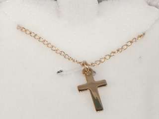 Karat Kids 14 KT Gold FIlled Cross Childrens Necklaces  