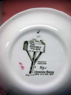 JOHNSON BROS FRIENDLY VILLAGE CEREAL / SOUP OR DESSERT BOWL The Old 