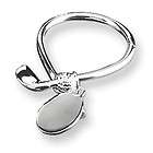 Personalized Silver Plated Golf Club Keyring Great Gift  