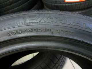 275/40/19 GOODYEAR EXCELLENCE RFT USED TIRES  