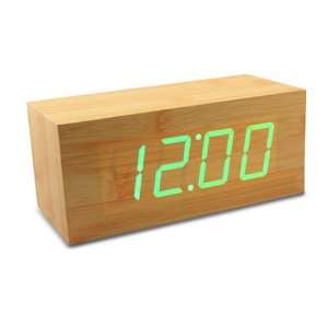  Digital Alarm Clock with Green LED Light and Calendar 