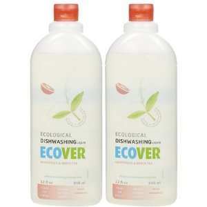  Ecover Dishwashing Liquid, Grapefruit & Green Tea, 32 oz 2 