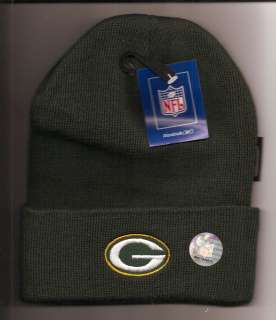 New NFL Green Bay Packers Youth Ages 4 7 Heavy Knit Reebok Beanie 