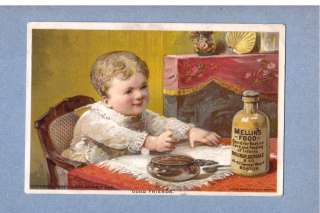0610* VICTORIAN TRADE CARD MELLINS FOOD FOR INFANTS & INVALIDS 1884 