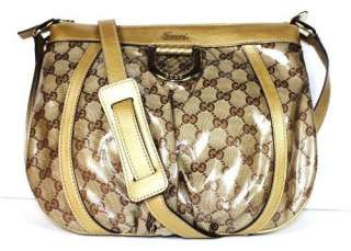 GUCCI Authentic Crystal Collection Messenger Bag Handbag 265691 NWT 