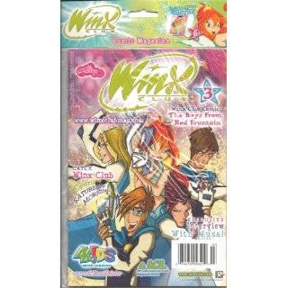 Winx Comic Magazine 3 The Boys From Red Fountain & Trading Cards
