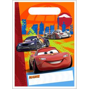Disney CARS Treat Loot Bags Birthday Party Favors 8ct  