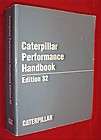 CAT CATERPILLAR PERFORMANCE HANDBOOK EDITION 16 DATE 1985