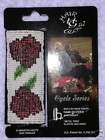 Hair Glove, Beaded Rose on Leather 4 164