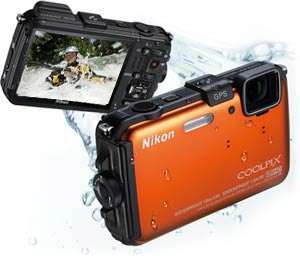   Digital Camera with GPS and Full HD 1080p Video (Orange) Camera