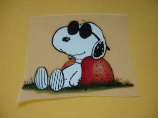   COOL PEANUTS CHARLIE BROWN Iron On Patch Heat Transfer Motif Applique