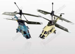  3CH SkyWolf RC 338 GYRO LED Shipboard Helicopter Toy 110V~240V US Plug