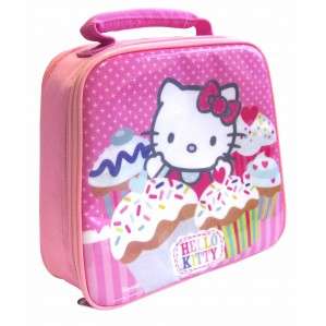 Hello Kitty Cup Cake OFFICIAL Lunch Insulated Bag Box  