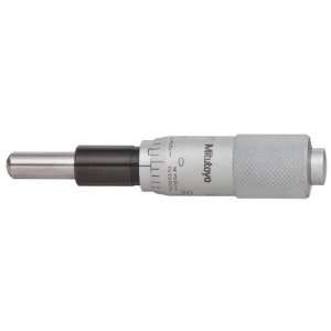 Mitutoyo 149 811 Micrometer Head, Carbide Tipped Spindle, 0 0.5 Range 