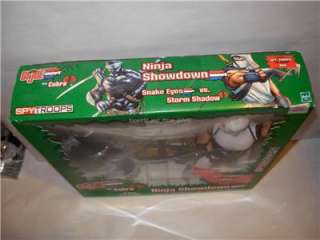   Spytroops Ninja Showdown SNAKE EYES vs. STORM SHADOW w/ DVD *SEALED