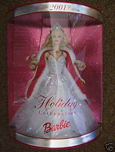 2001 HOLIDAY BARBIE #14 in Series, NRFB, near mint   