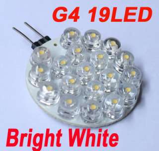 Bright White G4 19 LED Home Spotlight Spot Light Bulb  