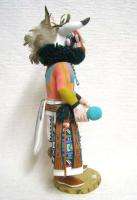 Vintage 1970s Hopi Carved Cow (Wakas Katsina) 19 Kachina Doll by Earl 