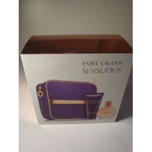   Estee Lauder Sensuous Boxed Gift Set  Perfume, Body Lotion, Bag