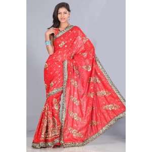   New Wedding Designer Indian Embroidery Sequin Sari Saree Curtain Panel