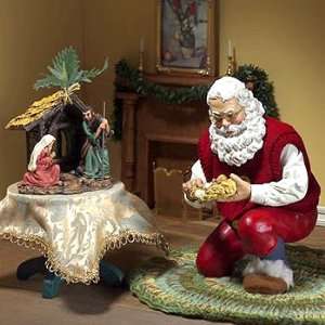   Blessings Santa and Nativity 2 Piece Set #W6364