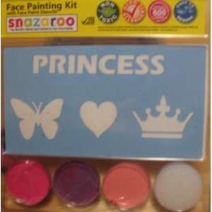   Princess Heart Butterfly Face Paint Kit with Stencils Toys & Games