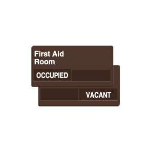 FIRST AID ROOM OCCUPIED/VACANT Sign   6 x 12
