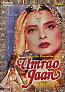 UMRAO JAAN   REKHA FAROOKH  INDIAN MOVIE HINDI DVD  