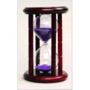  5 Minute Purple Sand Cherry Wood Stand Hourglass Kitchen 