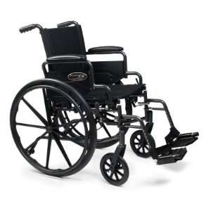   Manual Folding Wheelchair (18   Flip Desk Arms   Swing Away Footrest