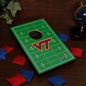   Tech Hokies Tabletop Football Bean Bag Toss Game