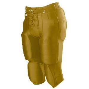  Alleson 675SL Football Pants VG   VEGAS GOLD 2XL Sports 