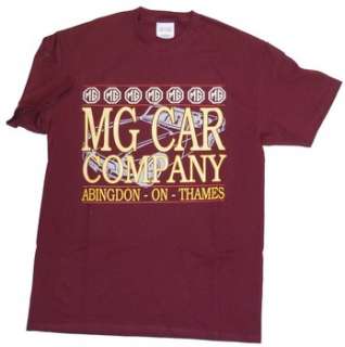   mg car company t shirt one of most popular designs printed five colour