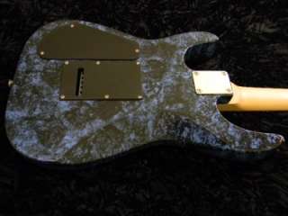 JACKSON Dinky Strat guitar custom hand painted reverse headstock neck 